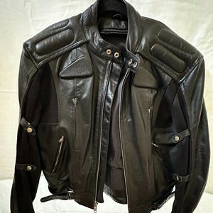 Leather Motorcycle Armored Jacket